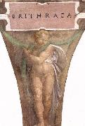 Michelangelo Buonarroti The Erythraean Sibyl oil painting